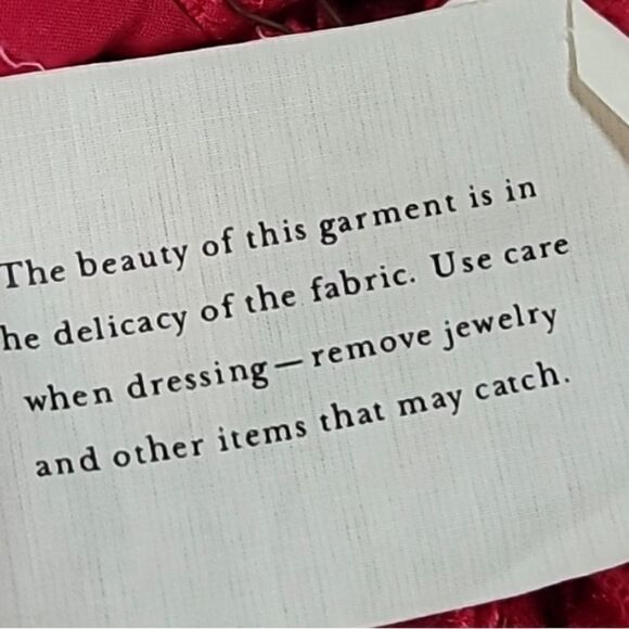 New Maeve Open Back Lace Mini Dress Red
Long Sleeve Size 6 NWT
Anthropologie - Picture 11 of 11